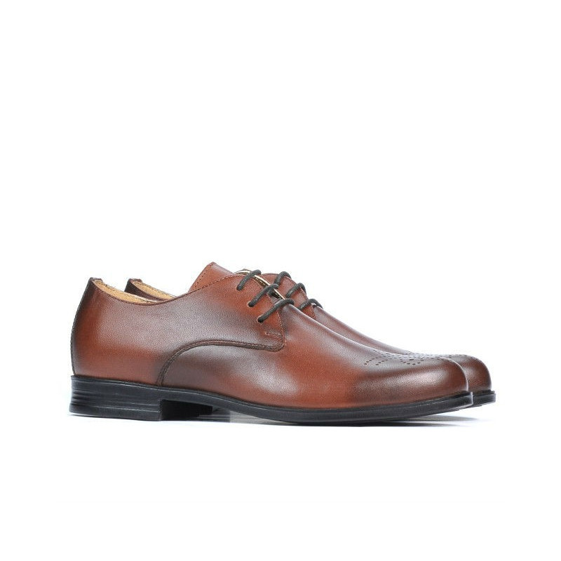 Teenagers stylish, elegant shoes 398 a brown