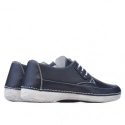Women loafers, moccasins 672 indigo