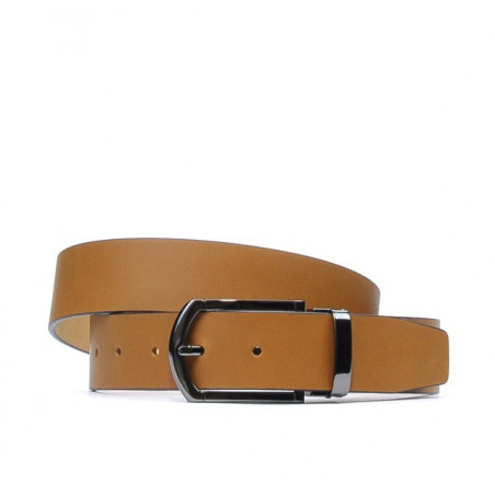 Men belt 12b brown deschis