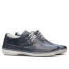 Women loafers, moccasins 672s indigo