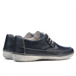 Women loafers, moccasins 672s indigo