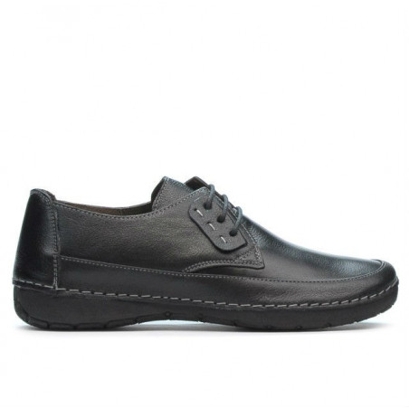 Women loafers, moccasins 672s black