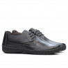 Women loafers, moccasins 672s black