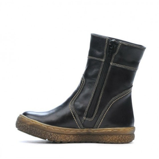 Small children boots 34c black+aramiu