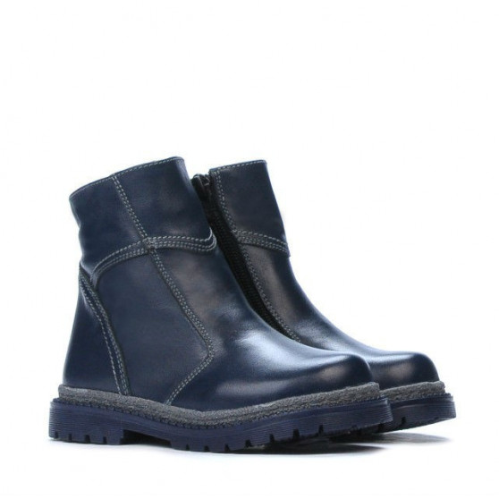 Small children boots 35c indigo