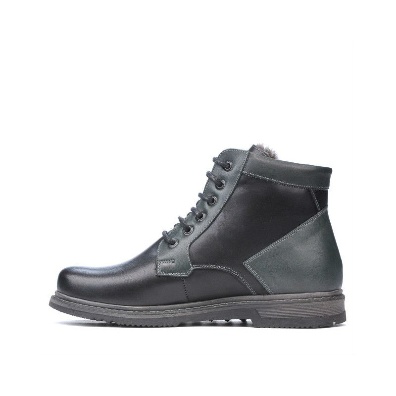 Men boots 497 black+gray