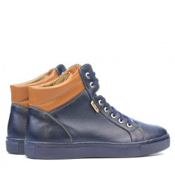 Men boots 4103 indigo+brown