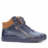 Men boots 4103 indigo+brown