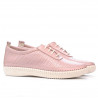 Women loafers, moccasins 688 pudra
