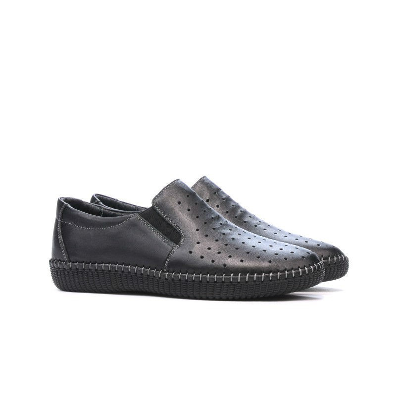 Women loafers, moccasins / adolescenti 689 black