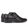 Men stylish, elegant shoes 876 a brown