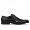 Men stylish, elegant shoes 878 black