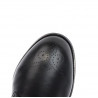 Men stylish, elegant shoes 878 black