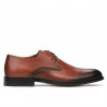 Men stylish, elegant shoes 878 a cognac