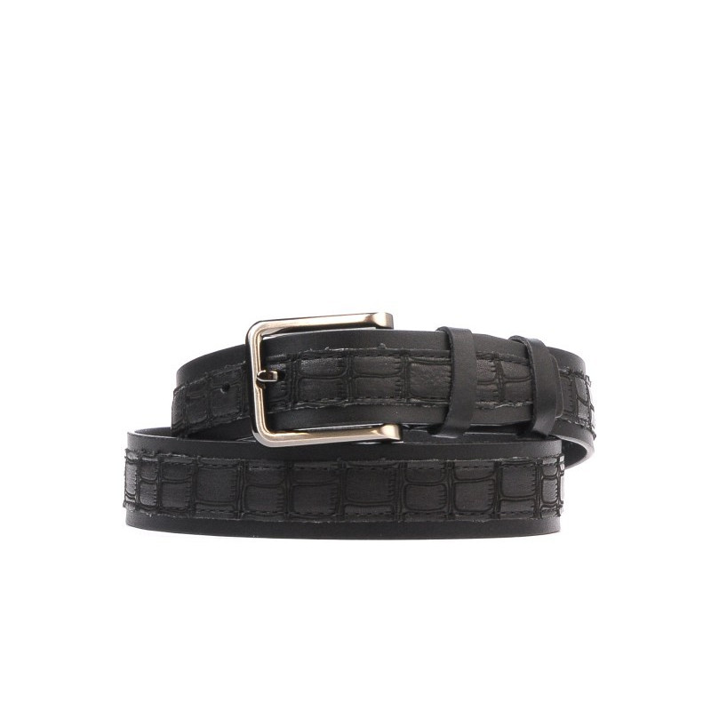 Men belt 18b black+croco black