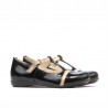 Small children shoes 62c patent black+beige