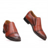 Men stylish, elegant shoes 877m a cognac