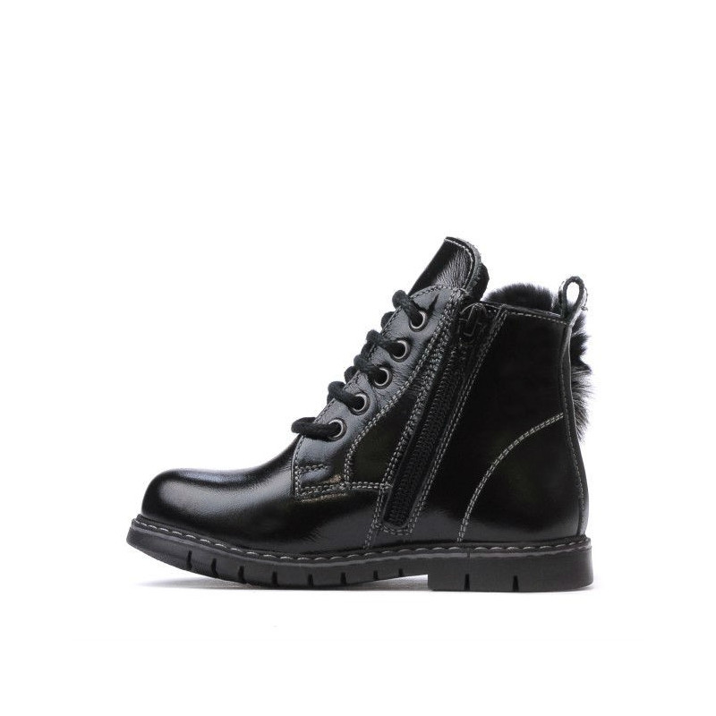 Small children boots 38c patent black