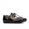 Small children shoes 63c patent bordo