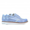 Children shoes 154 bleu pearl combined