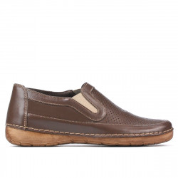 Women loafers, moccasins 6000 cappuccino