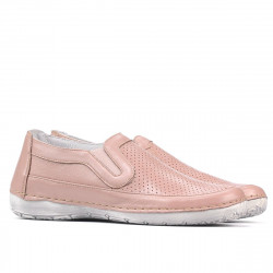 Women loafers, moccasins 6000 nude