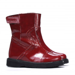 Small children boots 101c patent burgundy