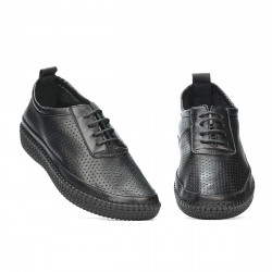 Women loafers, moccasins 688 black