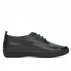 Women loafers, moccasins 688 black