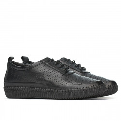 Women loafers, moccasins 688 black