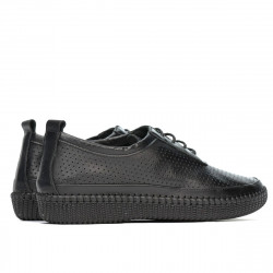 Women loafers, moccasins 688 black