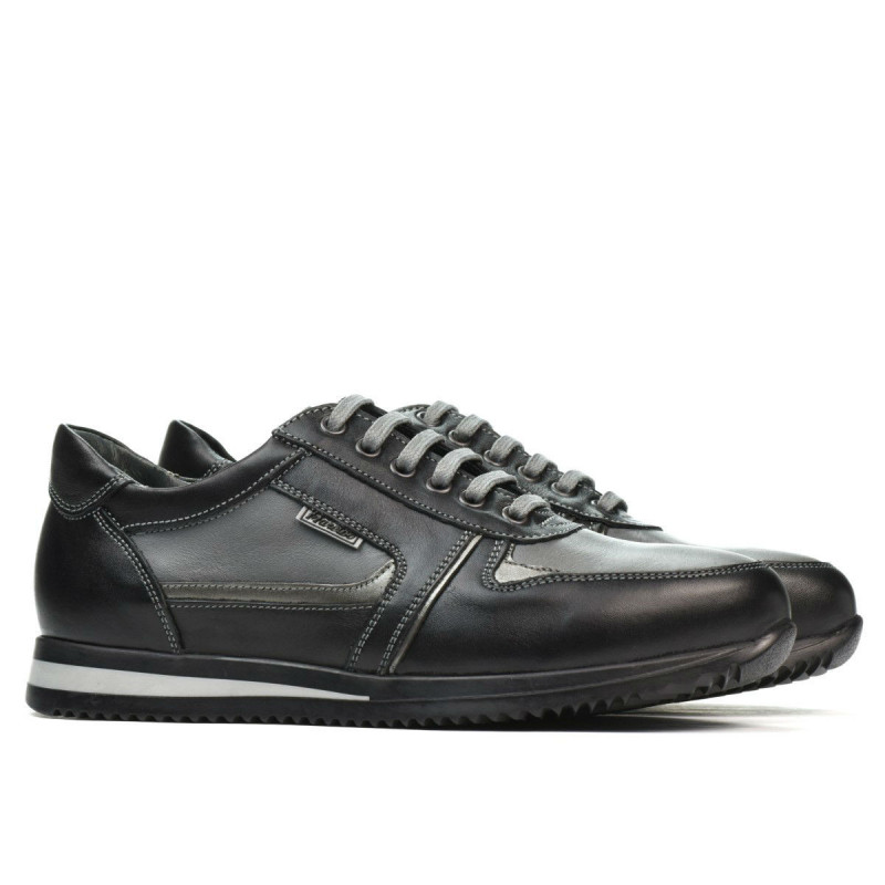 Pantofi adolescenti 377 black+gray