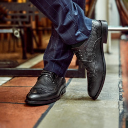 أحذية أنيقة للرجال 904 أسود lifestyle