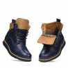 Men boots 4108 indigo+brown