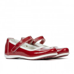 Children shoes 151-1 patent bordo