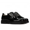 Women casual shoes 6025 patent black
