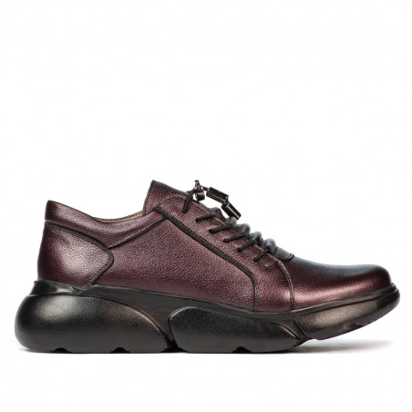 Women casual shoes 6032 purple pearl