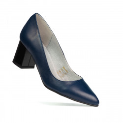 Women stylish, elegant shoes 1283 indigo