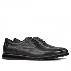 Pantofi casual 929 black combined