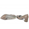 Women stylish, elegant shoes 1283 cappuccino