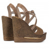 Women sandals 5079 cappuccino