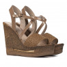Women sandals 5079 cappuccino