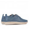 Women loafers, moccasins 688 bleu