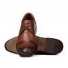 Men stylish, elegant shoes 930m a brown