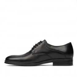 Men stylish, elegant shoes 933 black