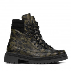 Women boots 3362 kaki camuflaj