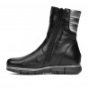 Small children knee boots 107c black combined