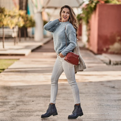 جزمة نسائية 3360 نيلي