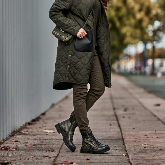 Women boots 3362 kaki camuflaj