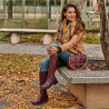 جزمات نسائية 3365 بورجوندي lifestyle